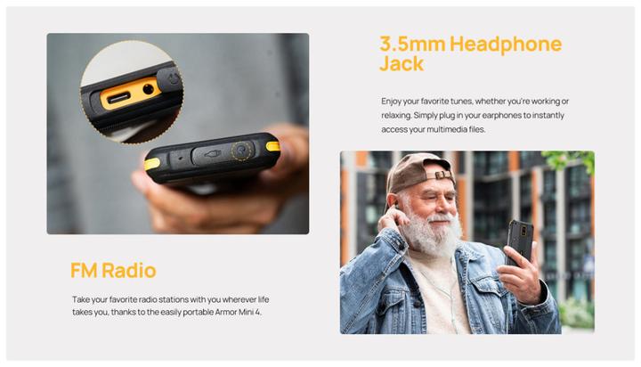 Produktbild Ulefone ARMOR MINI 4 4G (2.80", 2 Mpx, 4G)