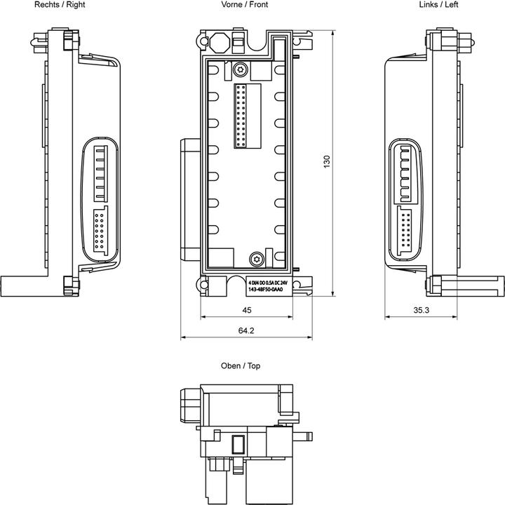 Actual product image Siemens PLC electronics module 6ES7143-4BF50-0AA0 6ES71434BF500AA0