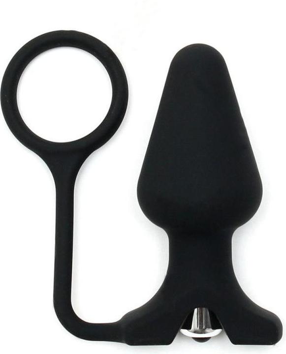 Rimba Butt Plug in silicone con cockring
