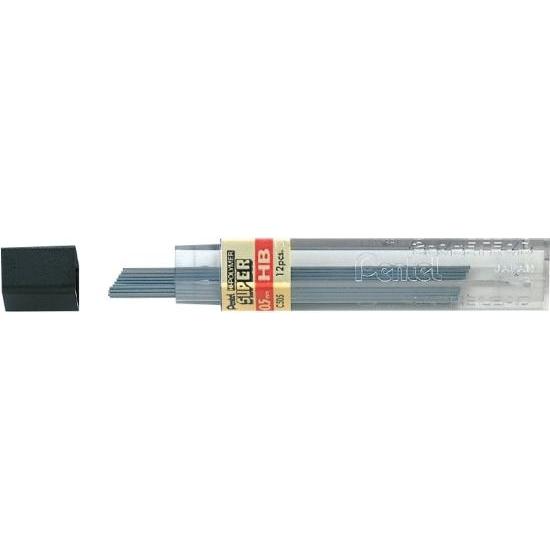 Pentel, Marker, C505, HB, Schwarz, 0,5 mm, 12 Stück(e) (Schwarz, 1 x)