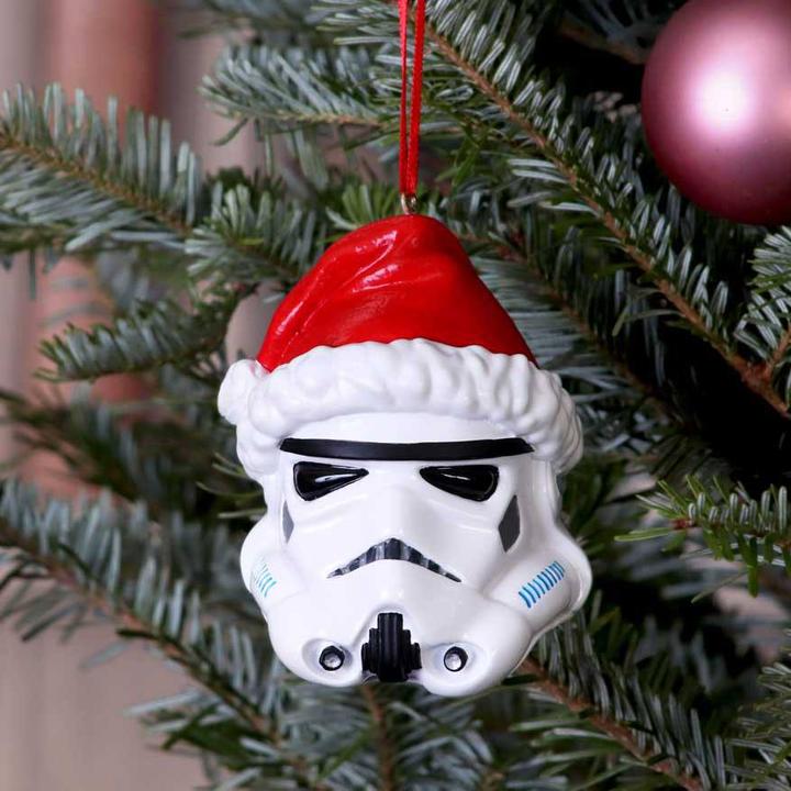 Immagine prodotto Nemesis Now Cappello di Babbo Natale Stormtrooper da appendere 8,3 cm (1 x)