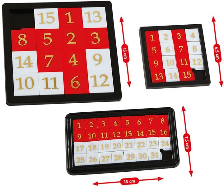 Actual product image Gowi Sliding puzzle XXL (15 pieces)