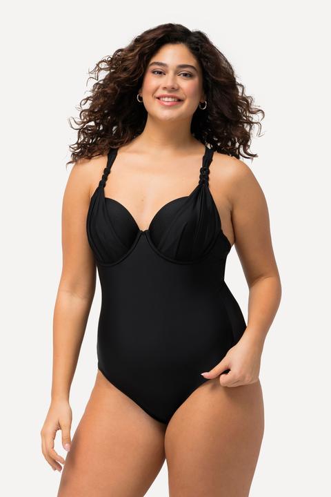 Immagine prodotto Ulla Popken Costume da bagno con glitter, coppe morbide, ferretto e spalline regolabili (58)
