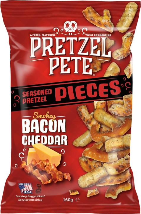 Produktbild Pretzel Pete Bretzel Pieces Smokey Bacon & Cheddar 160 g (160 g)