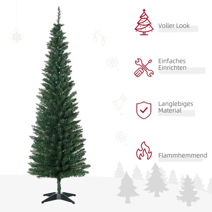 Produktbild Homcom Weihnachtsbaum mit Kunststoffständer (180 cm)