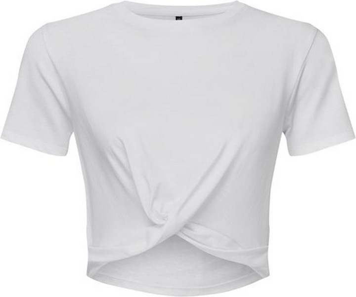 Actual product image Tri Dri Womens/Ladies Twisted Crop Top (40 D)