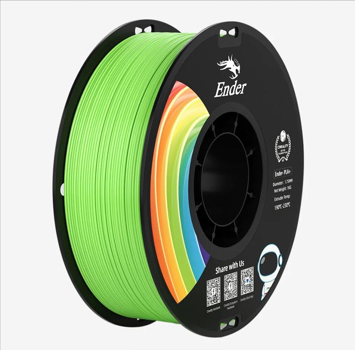 Actual product image Creality Ender - PLA+ - 1,75mm - 1kg (PLA+, 1.75 mm, 1000 g, Green)