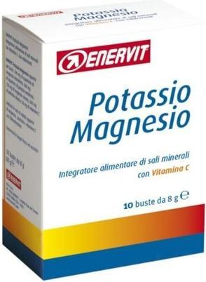 Produktbild Enervit Magnesium Potassium, 10 x15 g (10 Stück, Beutel, 183 g)