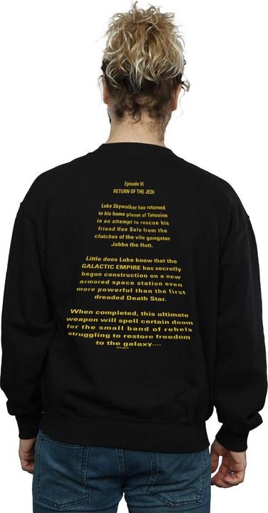 Produktbild Star Wars Return Of The Jedi Opening Crawl Badge Sweatshirt (M)