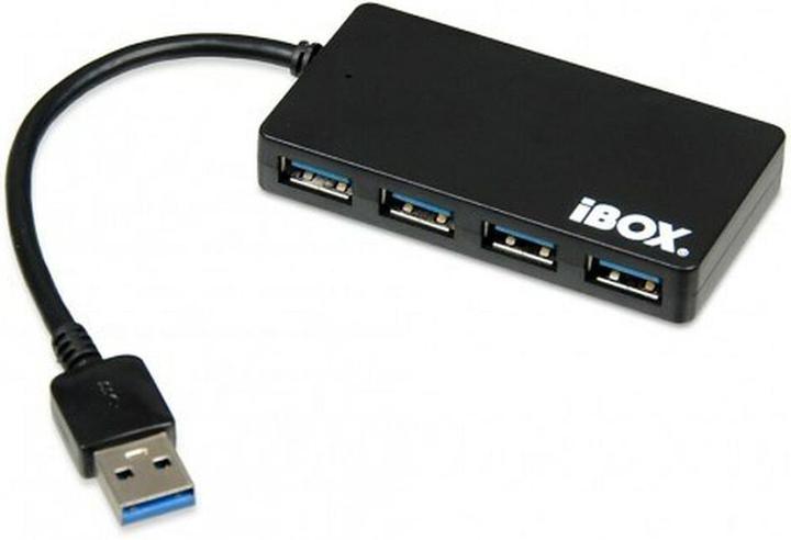 iBox USB 3.0 Slim Hub (USB-A, 4 Ports)
