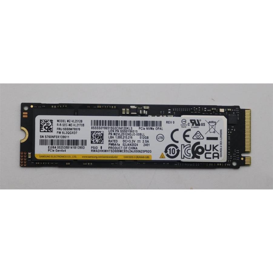 Lenovo Ssd asm (512 GB, M.2 2280), SSD