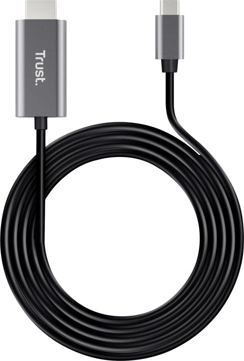 Actual product image Trust USB-C connection cable (1x USB-C™ plug (1.80 m, USB Type C, HDMI, 1.4)