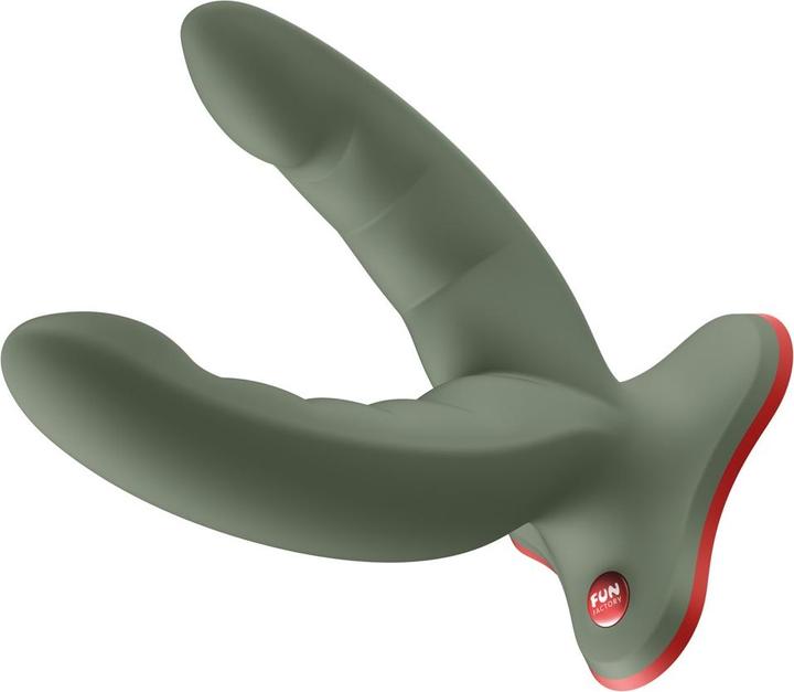 Actual product image Fun Factory - Ryde Double Dildo & Massager Green
