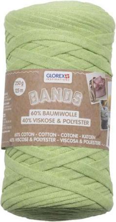 Productafbeelding Glorex Wollen Macramé banden 250 g, groen (125 m)