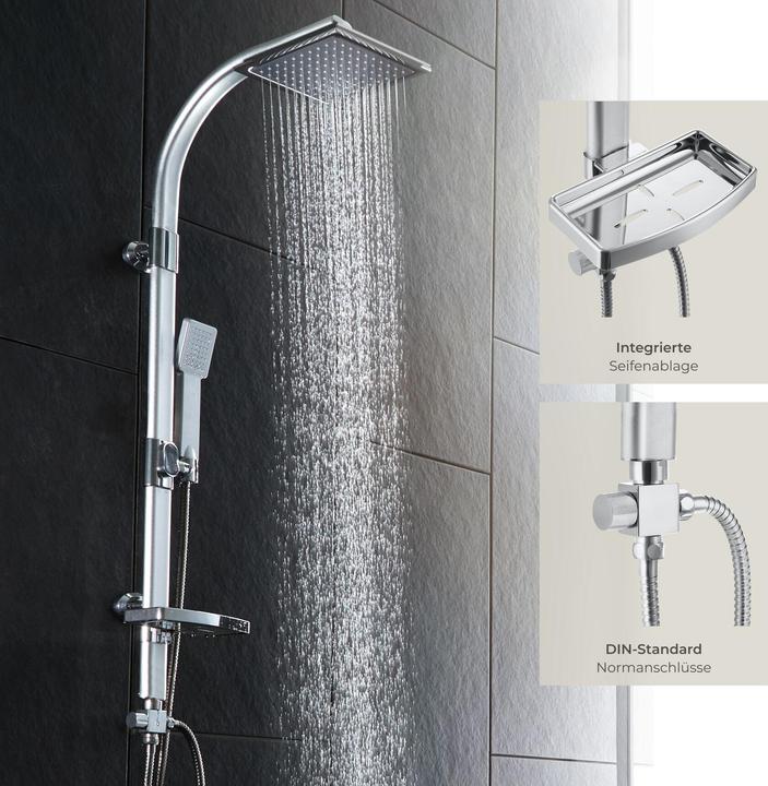 Actual product image tectake Shower system