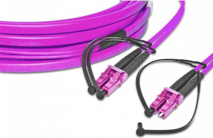 Produktbild Lightwin LWL-Patchkabel LC-LC, Multimode, OM4, 25cm (CAT8.2, 0.25 m)