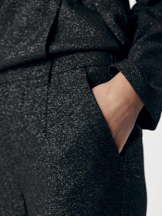 Produktbild Object Glitzer Hose mit weitem Bein