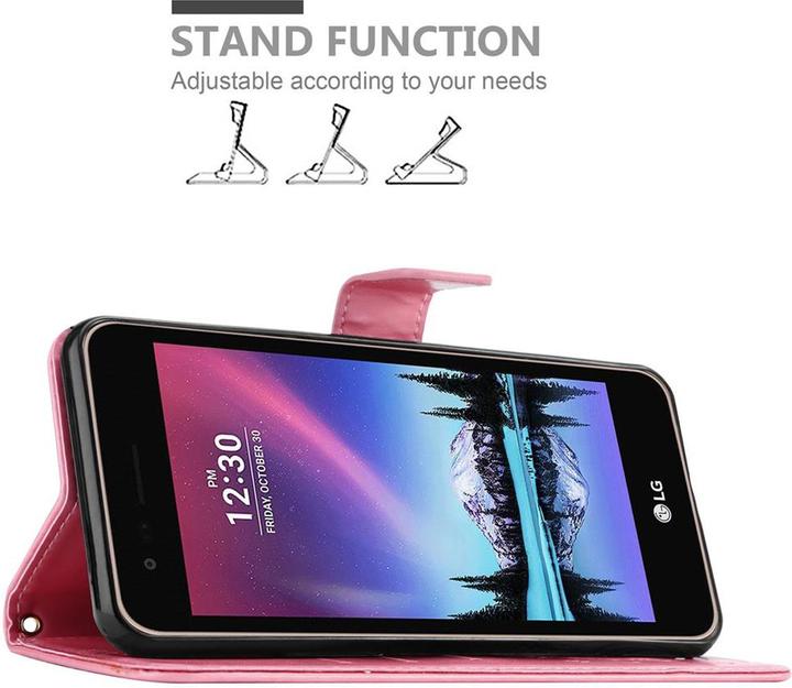 Produktbild Cadorabo Flower Book Cover (LG K4)