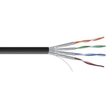 Rs Pro 4 pairs UFTP Cat7  black PVC100M (U/FTP, CAT7, 100 m), Netzwerkkabel