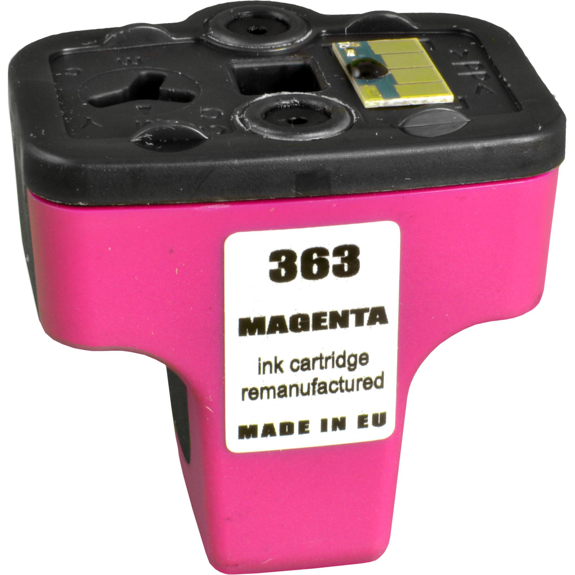 Ampertec, Druckerpatrone, Tinte ersetzt HP C8772E 363XL magenta (M)