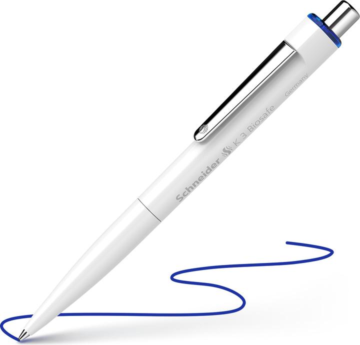 Actual product image Schneider Ballpoint pen K 3 Biosafe (White, 10 x)