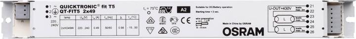 Image du produit Osram Elektronis QT-FIT5 2X49/220-240 (4008321832153)