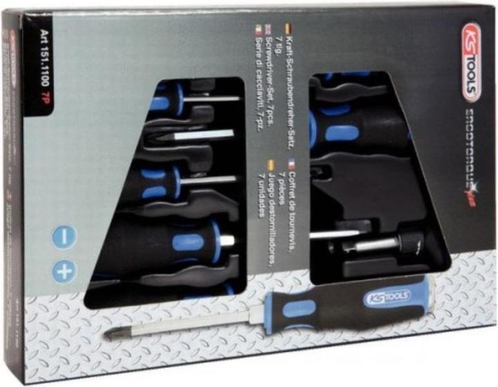 Actual product image KS Tools ERGOTORQUEmax impact cap screwdriver set (Inner square)