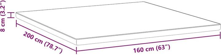 Produktbild vidaXL Memory Foam Topper (160 x 200 cm)