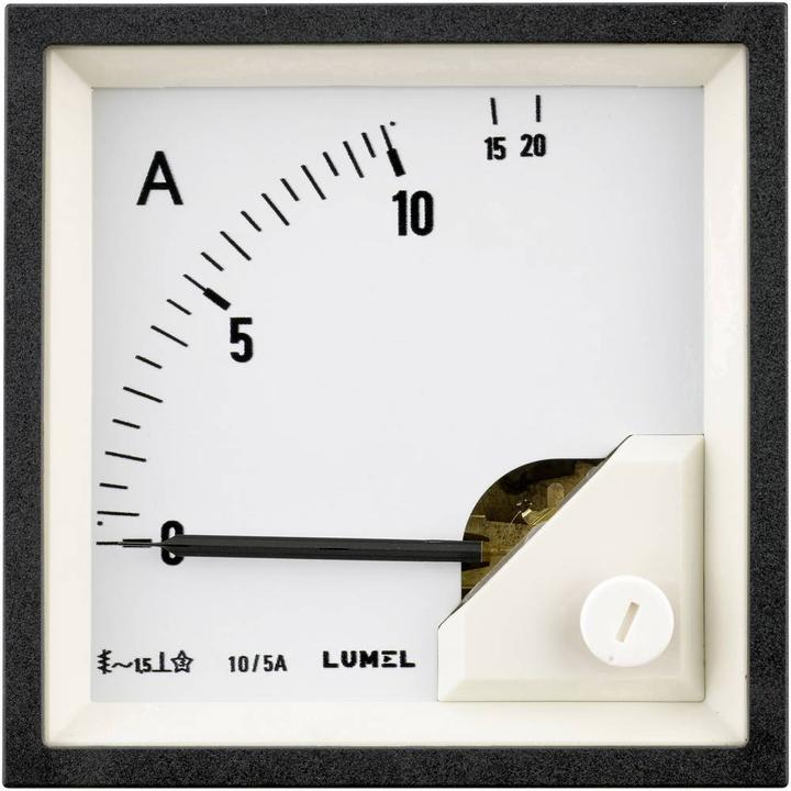Actual product image Lumel Analogue panel meter 72 x mm