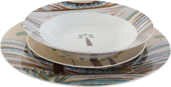 Produktbild Esprit Geschirr-Set Home Beige Bunt Porzellan 18 Stücke 27 x 27 x 2 cm (18 Stück)