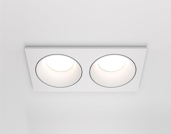Produktbild Maytoni Zoom Downlight, Einbauleuchte 2x GU10 Weiss IP65 (GU10)