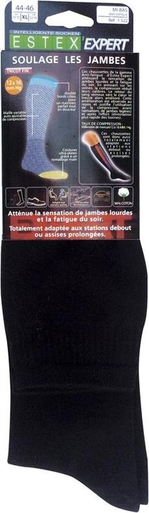 Image du produit Estex Mi bas Ant- fatigue (Une unité par pack, 35, 37)