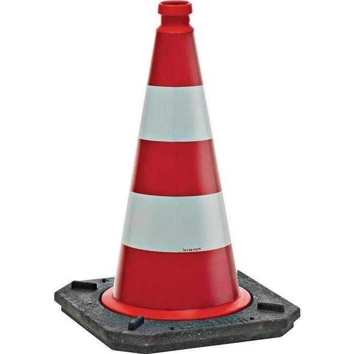 Wemas, Verkehrstechnik, Leitkegel Höhe 760 mm 2-teilig Folienart RA2B Folie Gewicht 5,2 kg