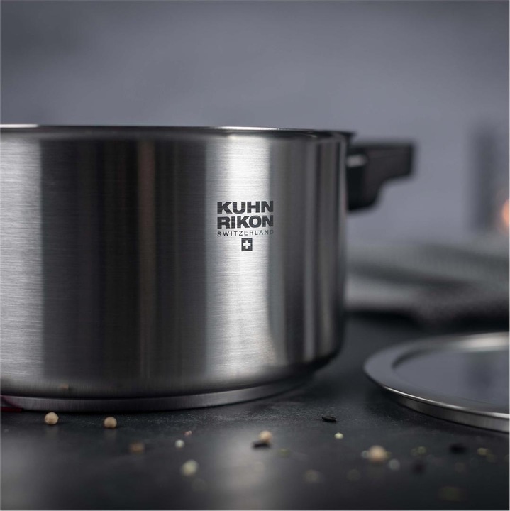 Actual product image Kuhn Rikon Locarno pot 3.0 L · Ø 20 cm (20 cm, Pot, Stainless steel)