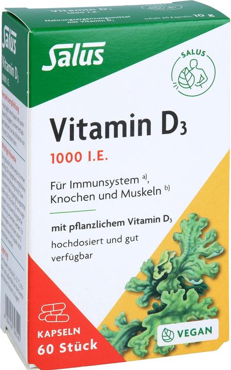 Salus Vitamin D3 1000 Vital Kapseln (60 pièce(s), Capsules, 32 g)