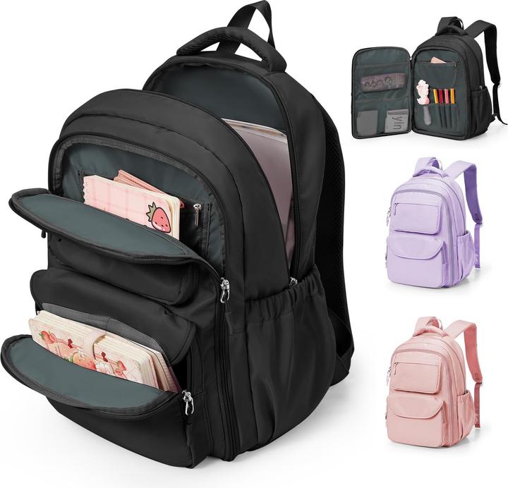 Produktbild Only-Bags.Store Leichter Schulrucksack Teenager, Rucksack Univcersity