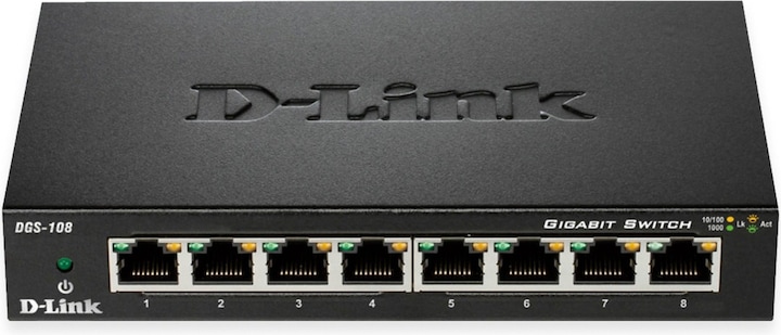 Image du produit D-Link Dgs-108 (8 Ports)
