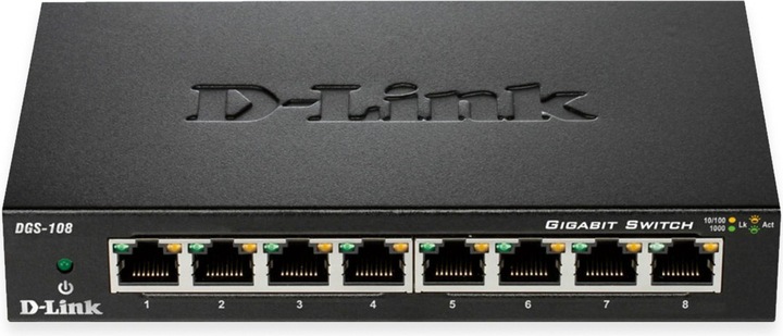Image du produit D-Link Dgs-108 (8 Ports)