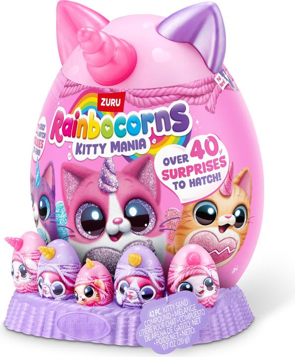 Actual product image Zuru Rainbocorns - Eggzania Kitty Mania