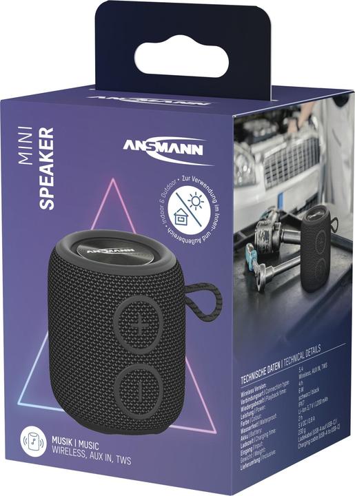 Produktbild Ansmann Soundbox BTS-Mini Lautsprecher (4 h)