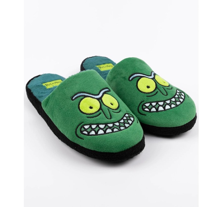 Produktbild Rick And Morty Mens Pickle Rick Slippers (45.5)