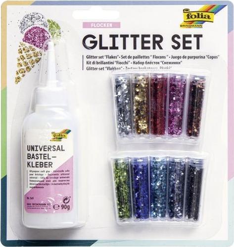 Produktbild Folia Glitterset Flocken
