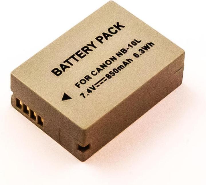 Actual product image AGI Battery compatible with Canon PowerShot G3 X - Battery - 800 mAh (Rechargeable battery)