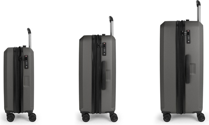 Image du produit Gabol Montreal Set de valises à 4 roulettes 3 pièces avec soufflet extensible (121 l, XL (à partir de 115l))