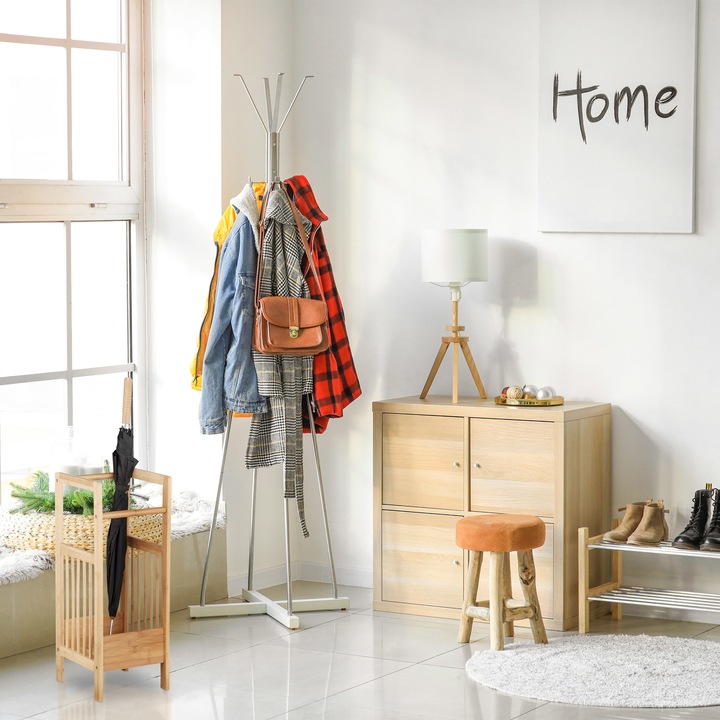 Immagine prodotto Relaxdays Bambù (25 x 26,5 x 64 cm)