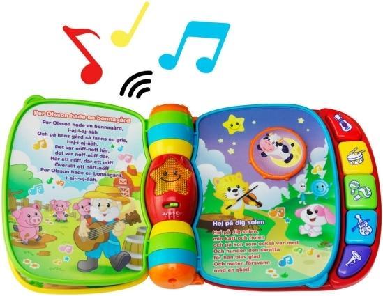 VTech Baby bok med musikramsor SE