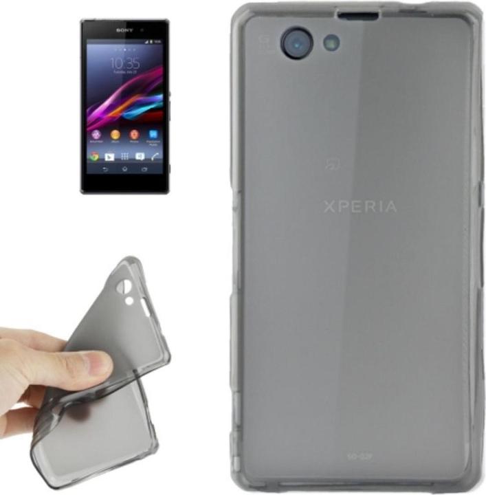Produktbild König Design Handyhülle Transluzente TPU Tasche für Sony Xperia Z1 mini Grau (Sony Xperia Z1 Compact)