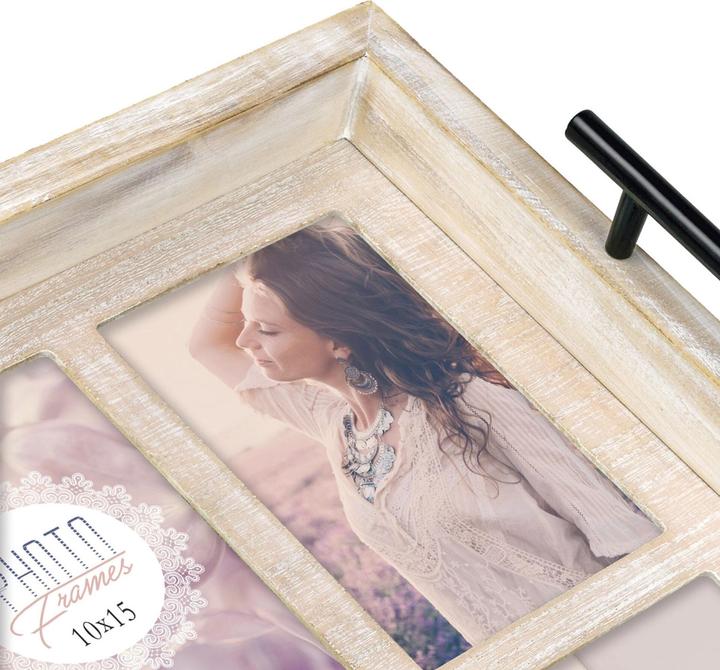 Produktbild ZEP Photo Tray Conero 37x32 Holz Fototablett 5x10x15