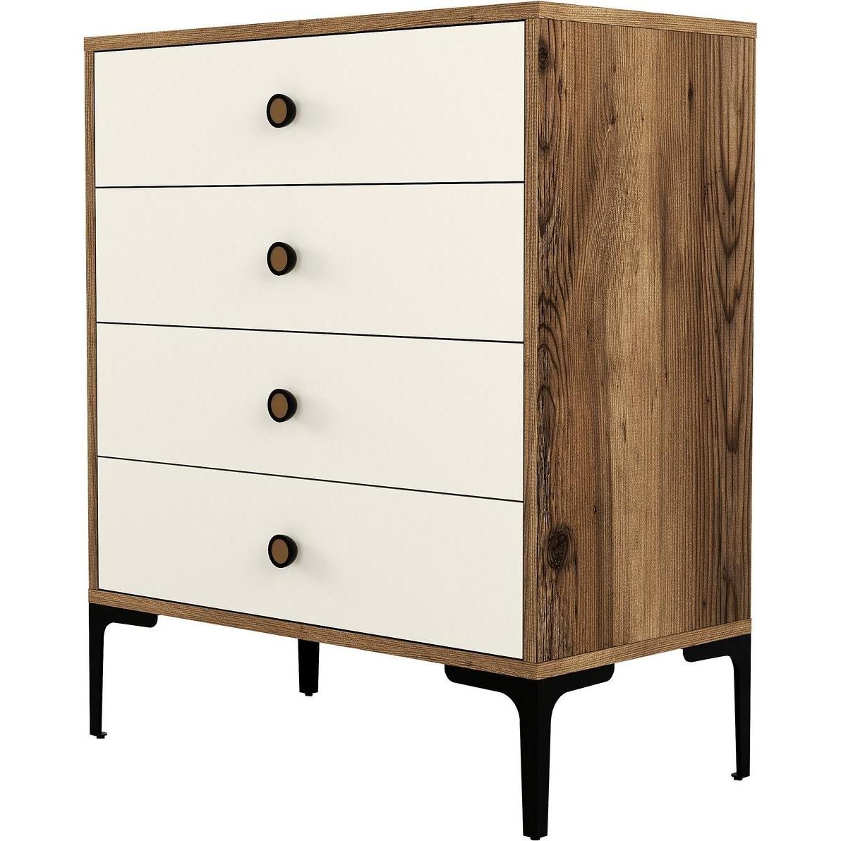 Hanah Home, Kommode + Sideboard, Timo (76 x 40 x 91 cm)