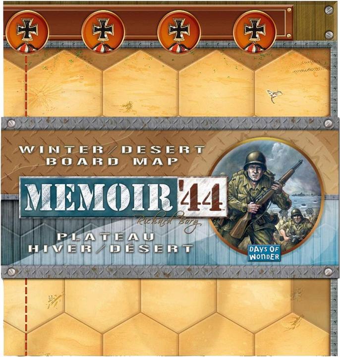 Produktbild Asmodée Memoire 44 Board Winter/desert (Englisch, Französisch, 2 Spieler)